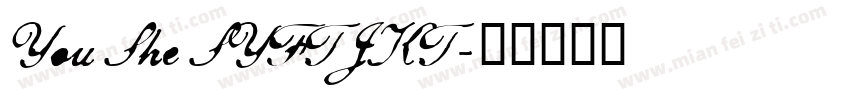 You She SYFTJKT字体转换